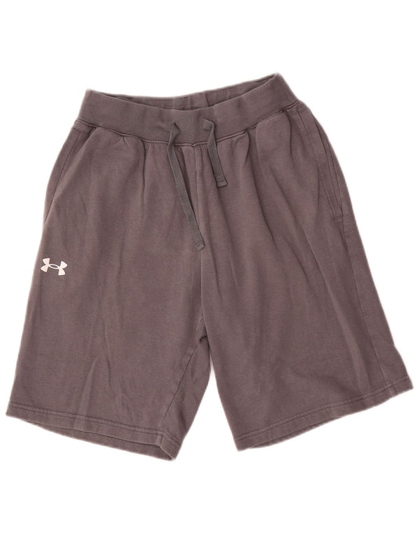 Under Armour Mens Loose Fit Sport Shorts Medium Grey Cotton