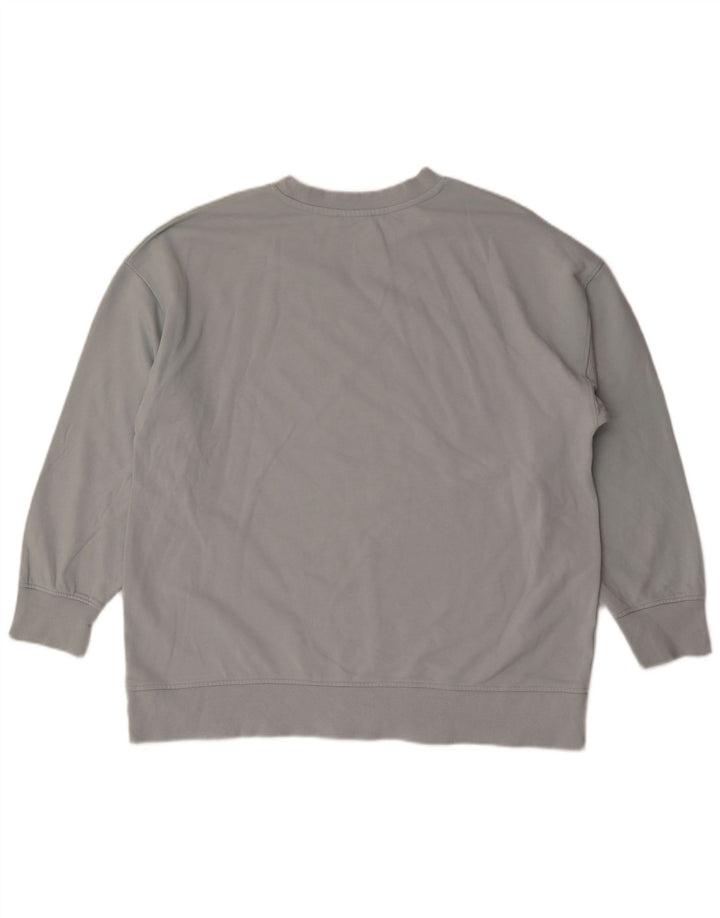 Zara Ανδρικό Φούτερ Jumper Μεγάλο Μπλε Βαμβακερό