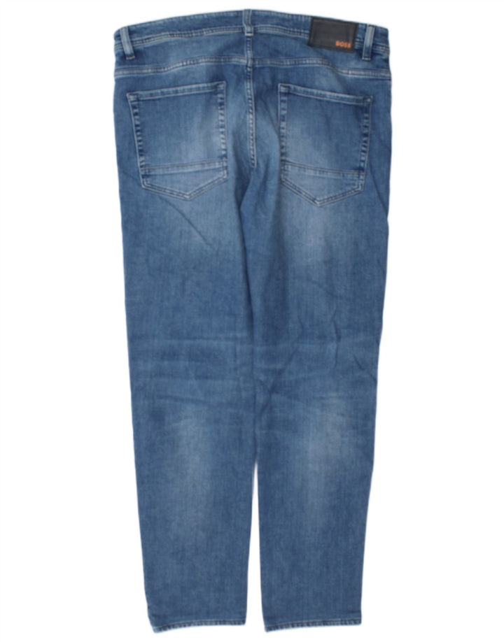Ανδρικό τζιν Hugo Boss Slim W36 L32 Μπλε βαμβακερό