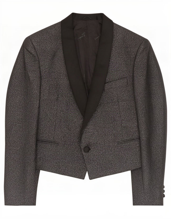 Pierre Cardin Ανδρικό Μπουφάν 1 Κουμπί Blazer IT 50 XL Μαύρο Μάλλινο