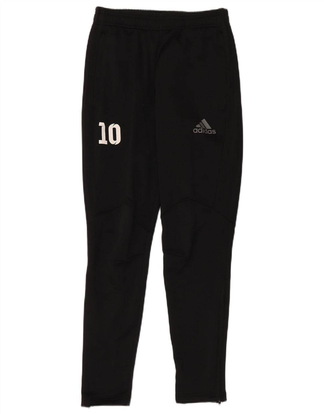 Ανδρική φόρμα φόρμας γραφικών Adidas παντελόνι XS μαύρο πολυεστέρα