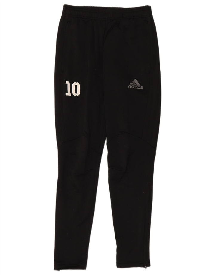 Ανδρική φόρμα φόρμας γραφικών Adidas παντελόνι XS μαύρο πολυεστέρα
