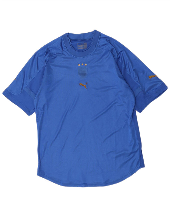Ανδρικό T-Shirt Puma Τοπ μεσαίου μπλε πολυεστέρα