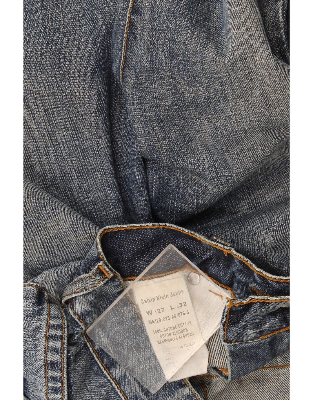 Γυναικείο τζιν Calvin Klein Bootcut W27 L27 Μπλε βαμβακερό