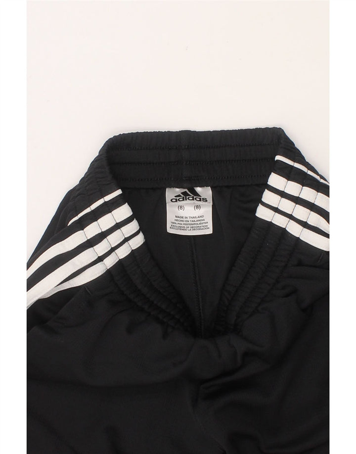 ADIDAS Boys Sport Shorts 7-8 Years Black Colourblock Polyester Vintage Adidas and Second-Hand Adidas from Messina Hembry 