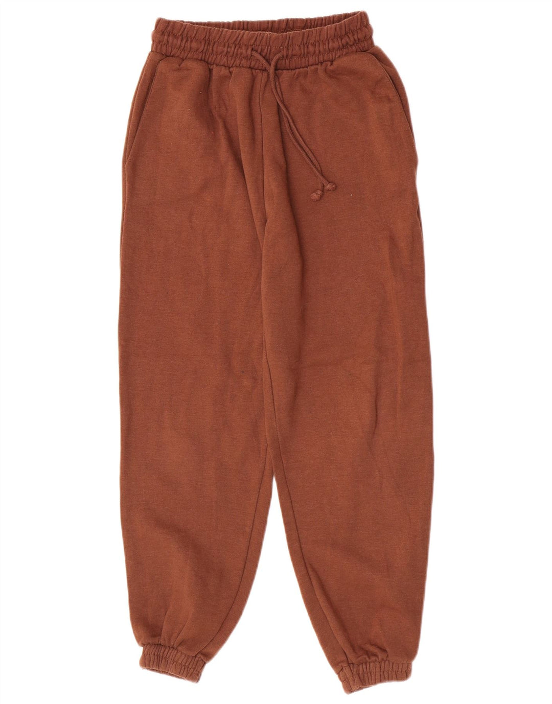 Zara Γυναικεία αθλητική φόρμα παντελόνι Joggers UK 12 μεσαίο καφέ πολυεστέρας