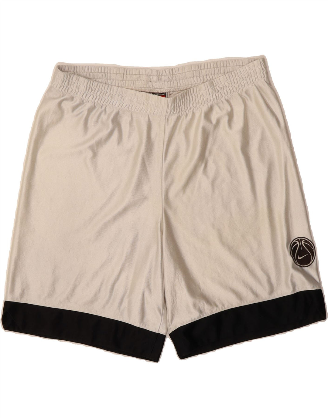 NIKE Mens Sport Shorts Medium  White Polyester Vintage Nike and Second-Hand Nike from Messina Hembry 