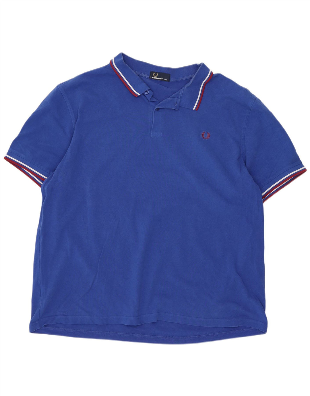 Fred Perry Ανδρικό Πόλο Μπλουζάκι 3XL Μπλε ριγέ βαμβακερό