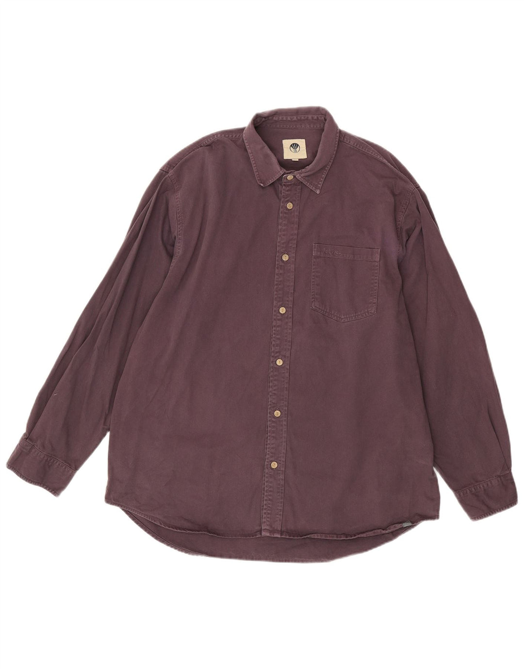 Ανδρικό πουκάμισο Fat Face Μεγάλο Μωβ Βαμβακερό