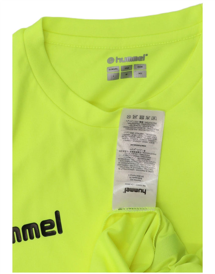 Ανδρικό γραφικό T-Shirt Hummel Top Μεσαίο Πράσινο Πολυεστέρας
