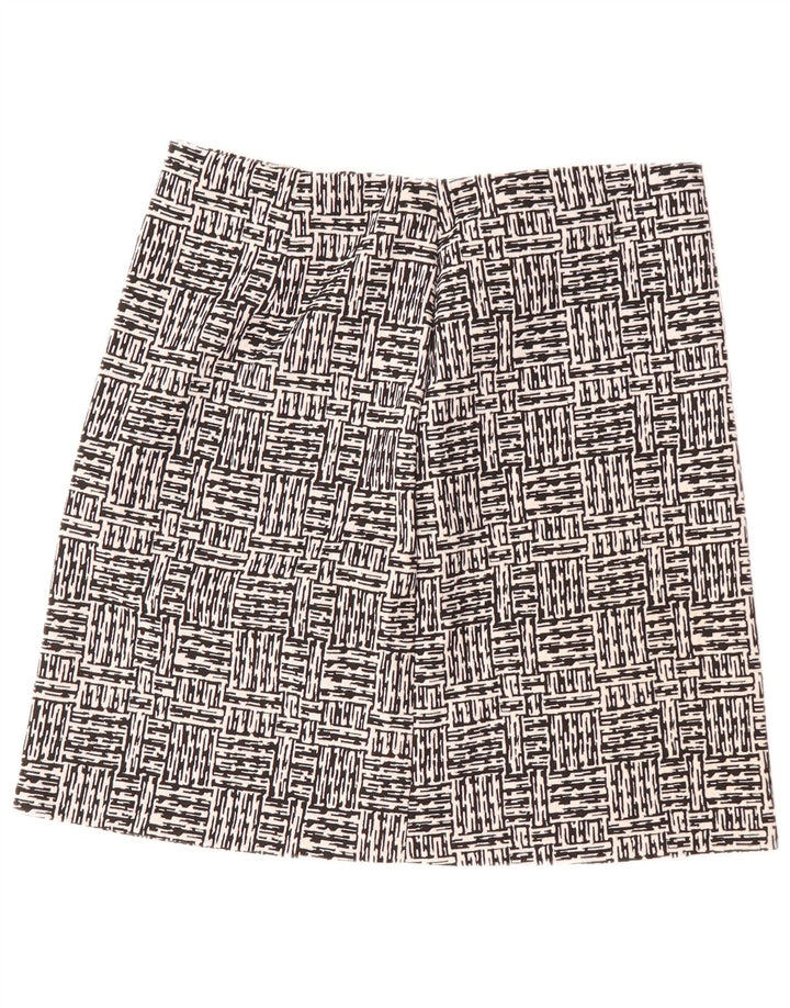 Marks & Spencer Γυναικεία φούστα A-Line UK 16 Μεγάλη W34 Μαύρη γεωμετρική