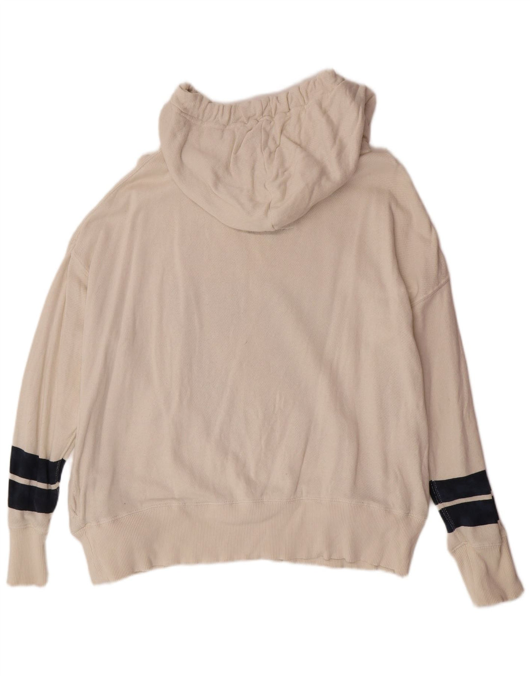 Superdry Γυναικείο Γραφικό Φούτερ UK 18 XL Off White Cotton College