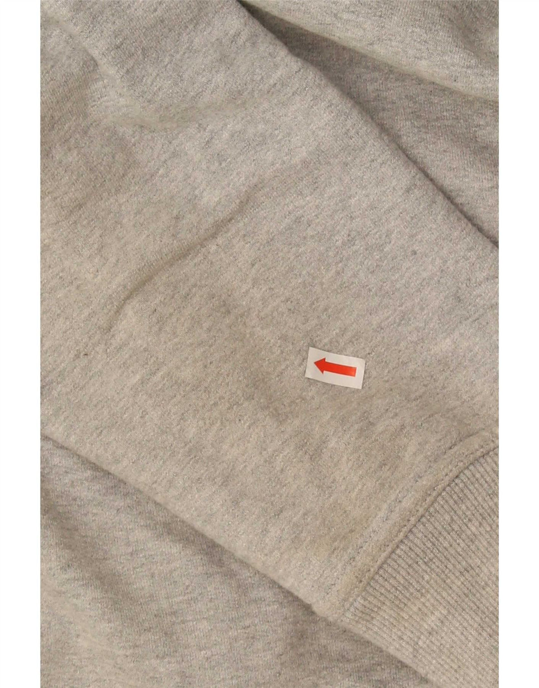 Ανδρικό φούτερ με φερμουάρ Crew Clothing, Μπλουζάκι, μεγάλο γκρι βαμβακερό