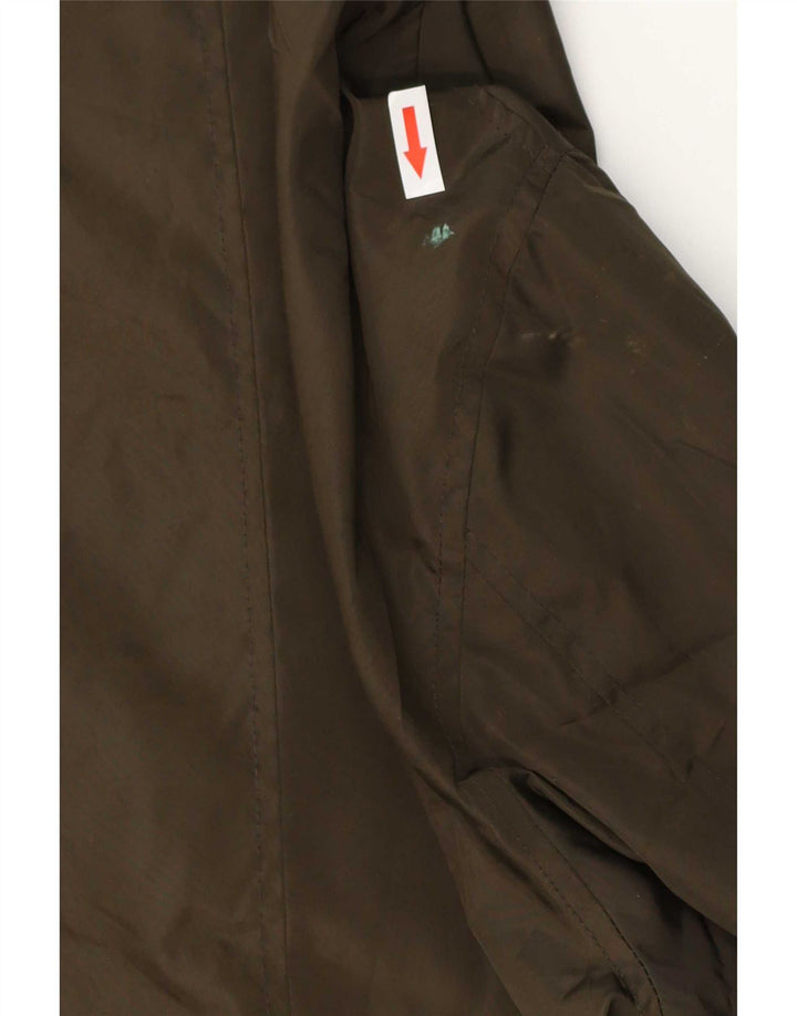 Zara Mens Bomber Jacket UK 38 Medium Green Polyester