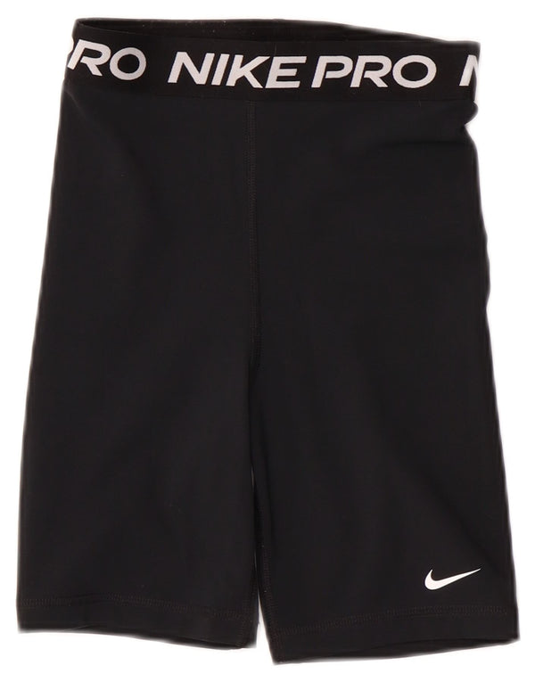 Γυναικείο γραφικό αθλητικό σορτς NIKE Dri Fit UK 4 XS μαύρο πολυεστέρα