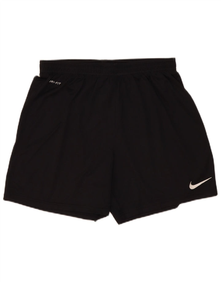 Ανδρικό αθλητικό σορτς Nike Dri Fit, μεγάλο μαύρο πολυεστέρα