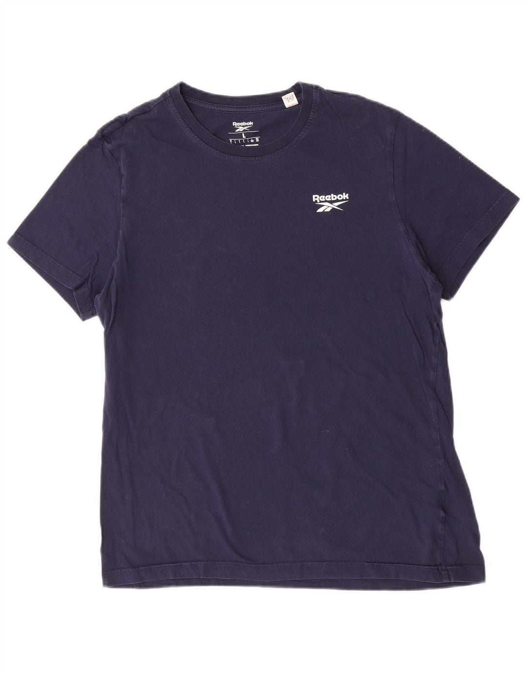 Ανδρικό T-Shirt Reebok Top Large Navy Blue από βαμβάκι
