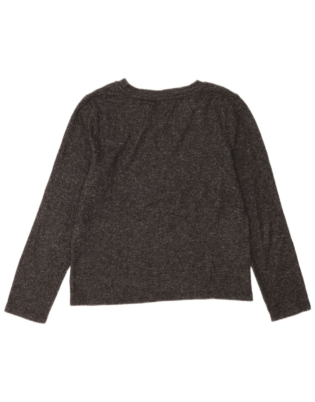 Marks & Spencer Γυναικείο τοπ μακρυμάνικο UK 12 Medium Grey Polyester