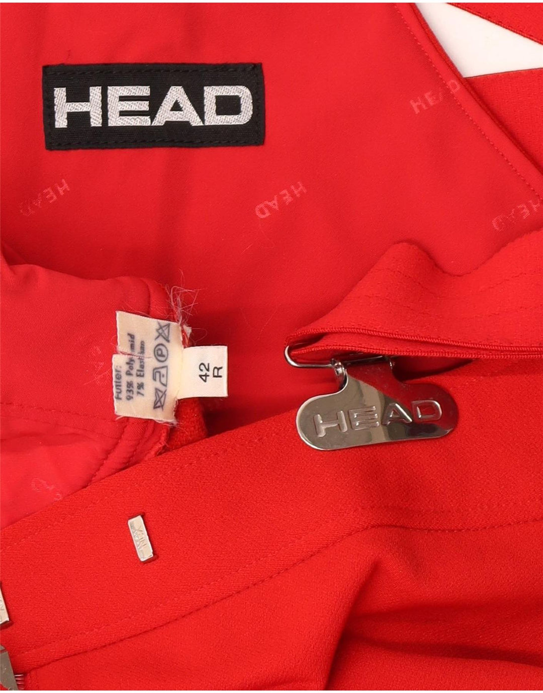 HEAD Γυναικείο Παντελόνι Σκι Dungarees IT 42 Medium Red Polyamide