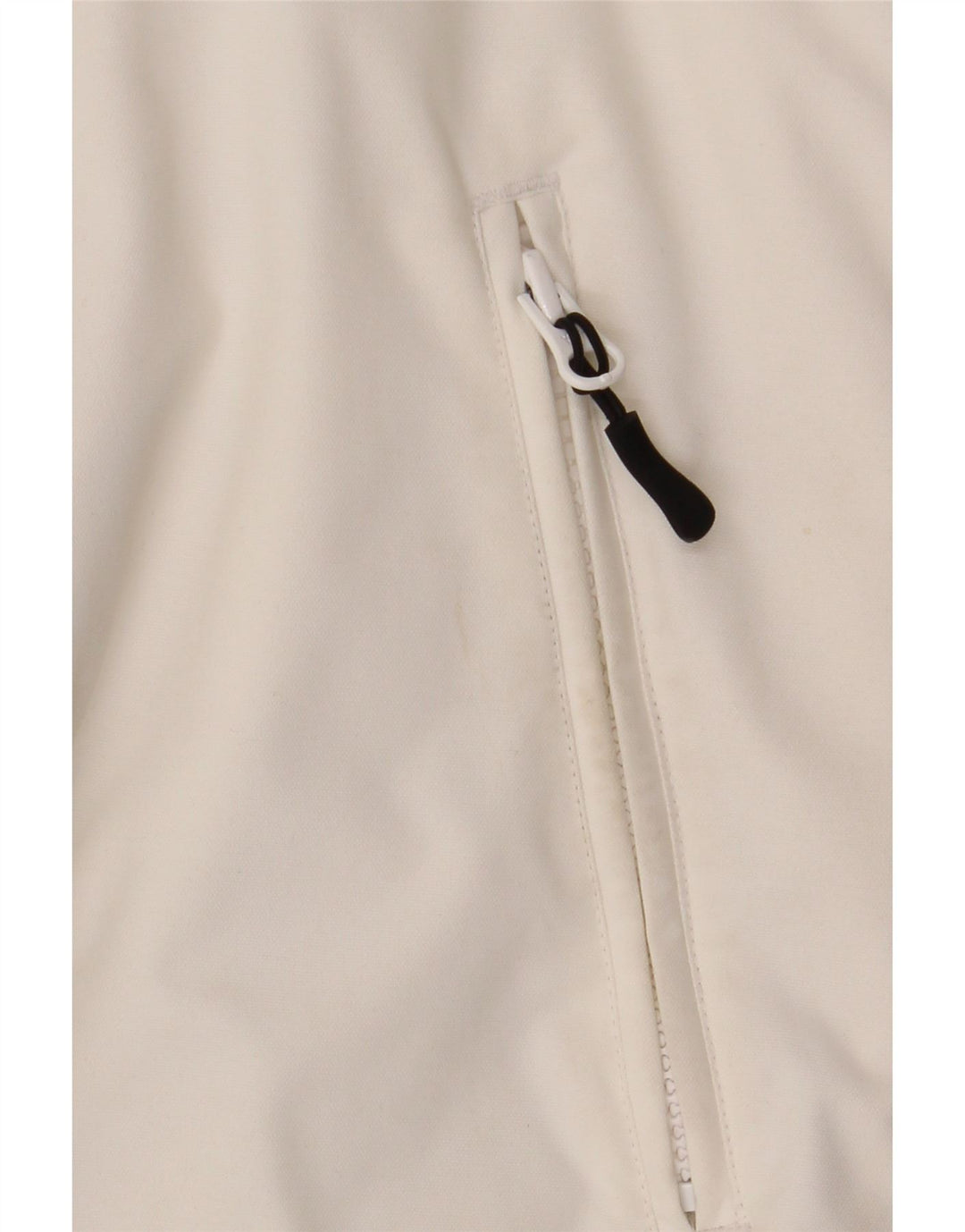Ανδρικό μπουφάν με κουκούλα Adidas UK 38 Medium White Nylon