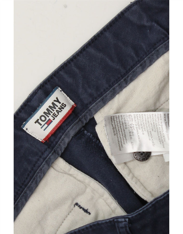 TOMMY HILFIGER Ανδρικό Slim παντελόνι Chino W32 L30 Navy Blue Cotton