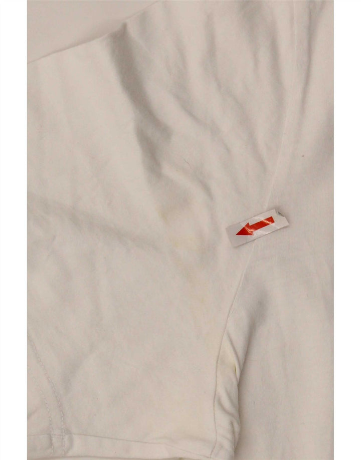 Ανδρικό T-Shirt Adidas Top μεγάλο λευκό βαμβακερό