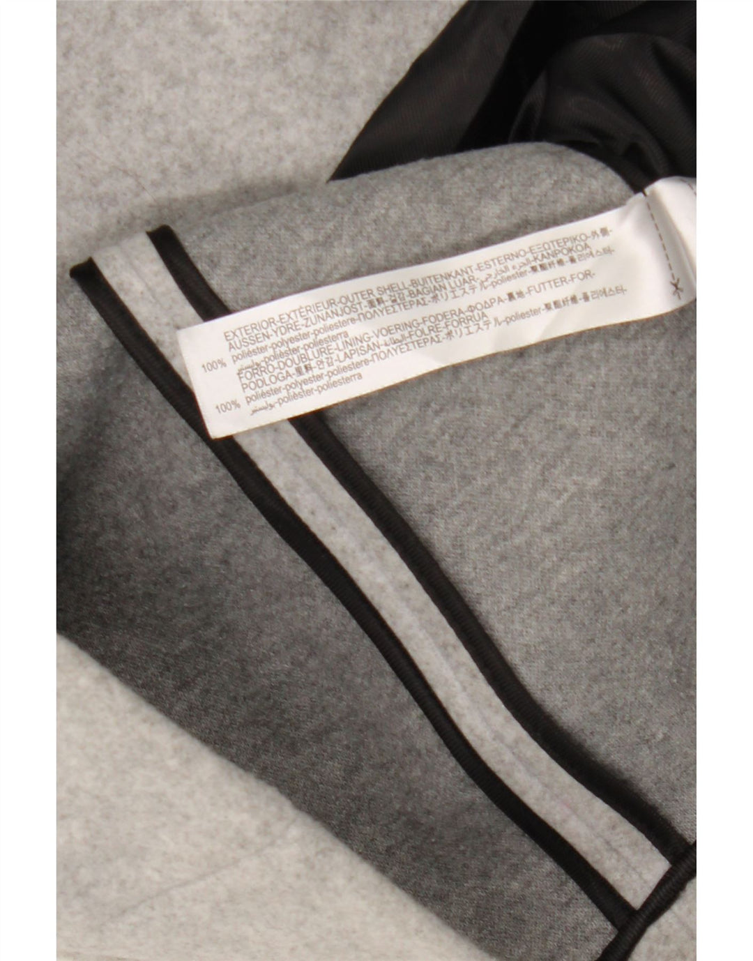 Zara Γυναικείο μπουφάν με διπλό στήθος UK 10 Small Grey Polyester