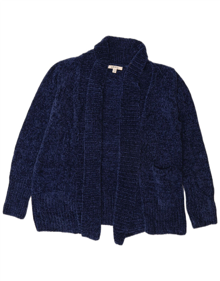 Γυναικείο πουλόβερ με ανοιχτή ζακέτα Orvis UK 10 Small Navy Blue