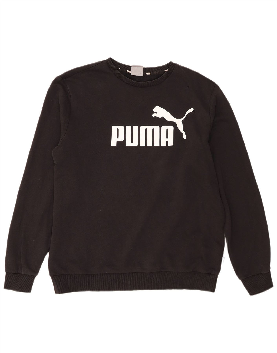 Ανδρικό γραφικό φούτερ Puma Jumper μεγάλο μαύρο βαμβακερό