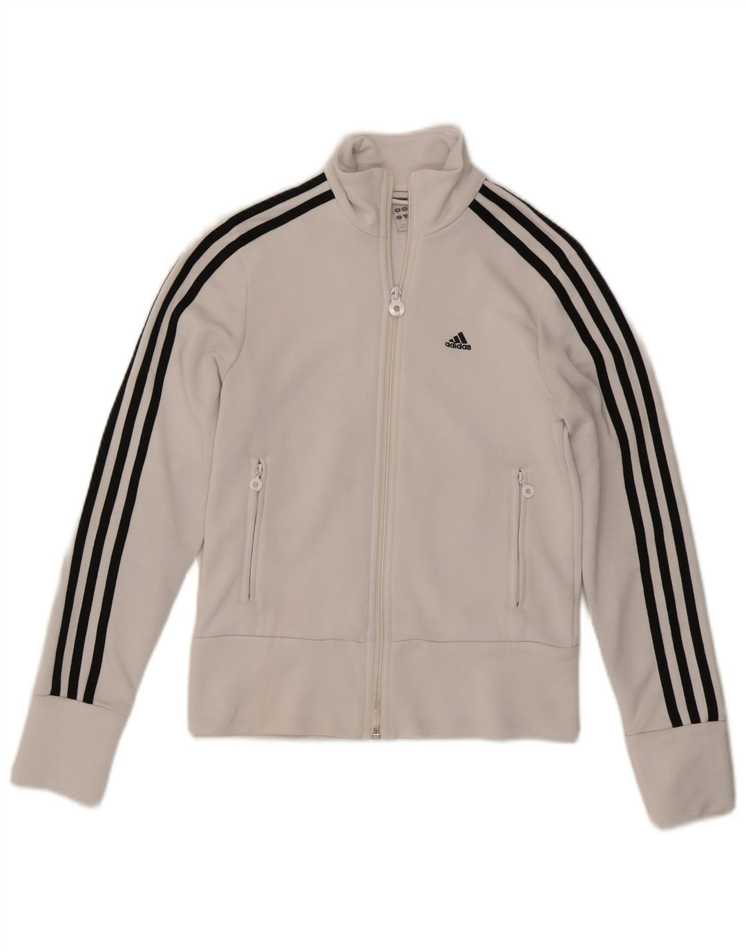 Γυναικεία αθλητική φόρμα Adidas Top Jacket UK 10 Small White