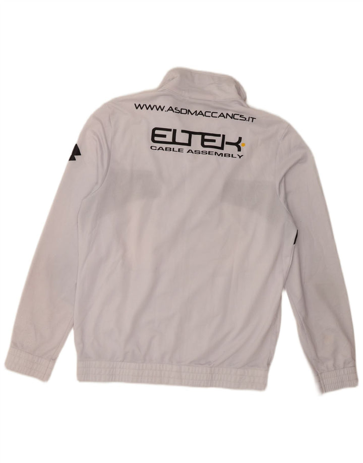 Ανδρική φόρμα γραφικών Lotto Top Jacket μεσαίου λευκού χρώματος πολυεστέρας
