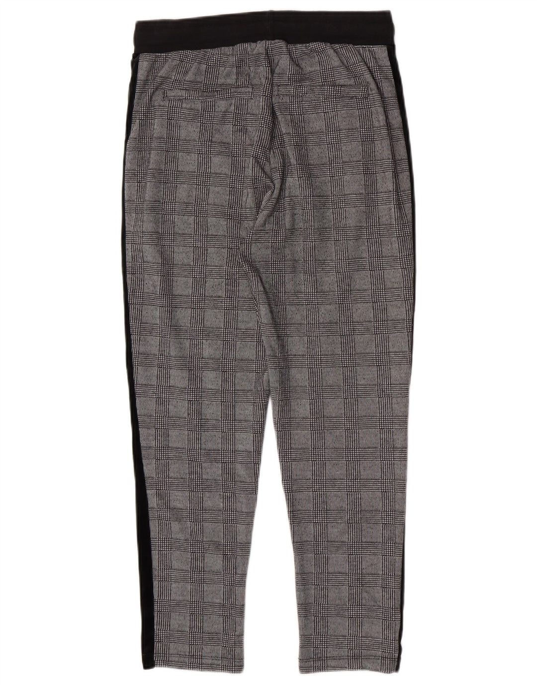 Zara Ανδρικό Slim Cropped Παντελόνι Medium W31 L25 Grey Houndstooth Polyester