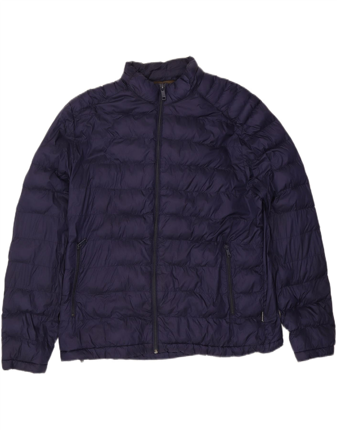 Zara Ανδρικό μπουφάν με επένδυση UK 44 2XL Navy Blue Polyester