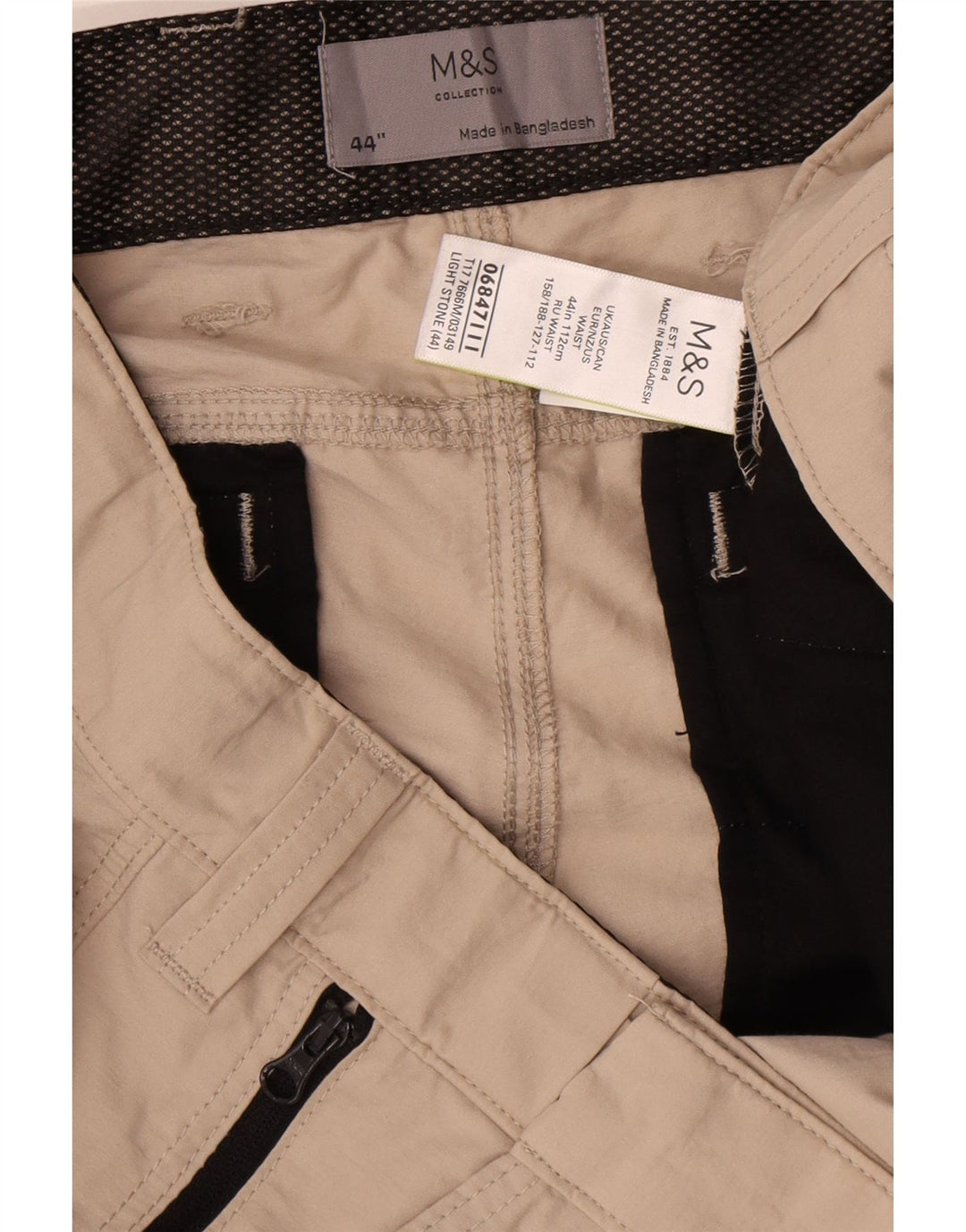 Ανδρικό σορτς Cargo Marks & Spencer W44 2XL Μπεζ βαμβακερό
