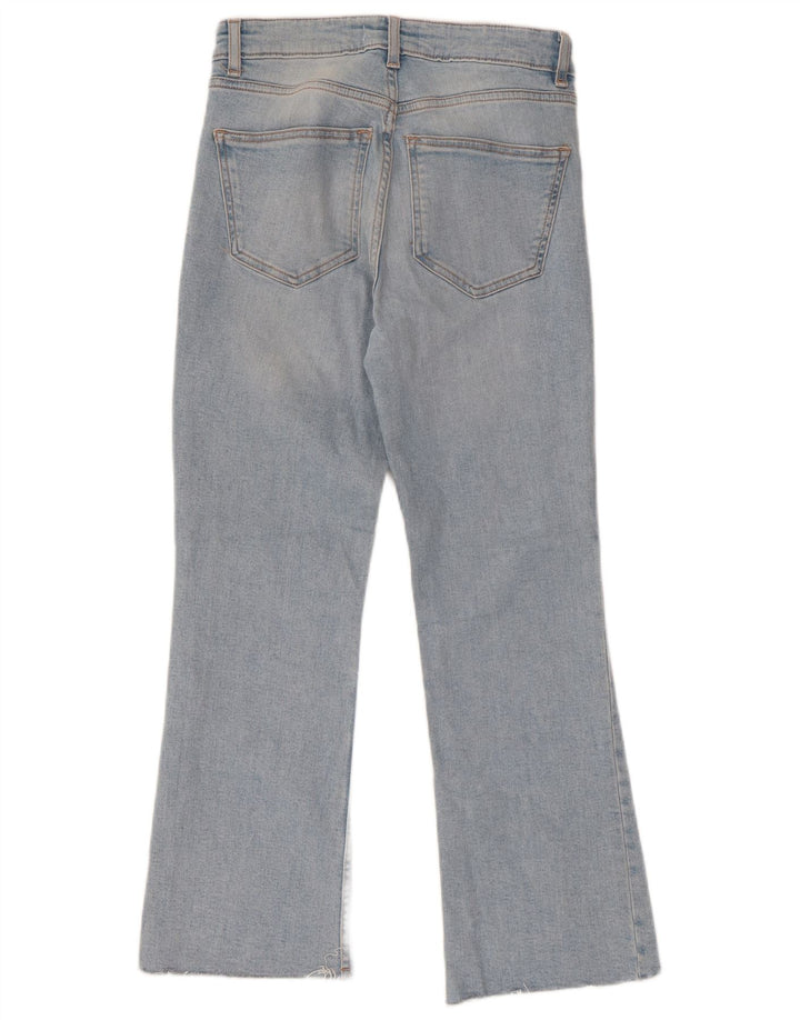 ZARA Womens Cropped Jeans EU 36 XS W26 L25 Blue