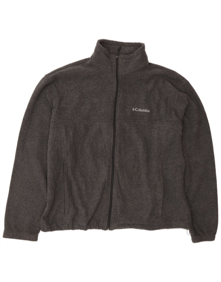 Columbia Ανδρικό Fleece Jacket UK 42 XL Γκρι Πολυεστέρας