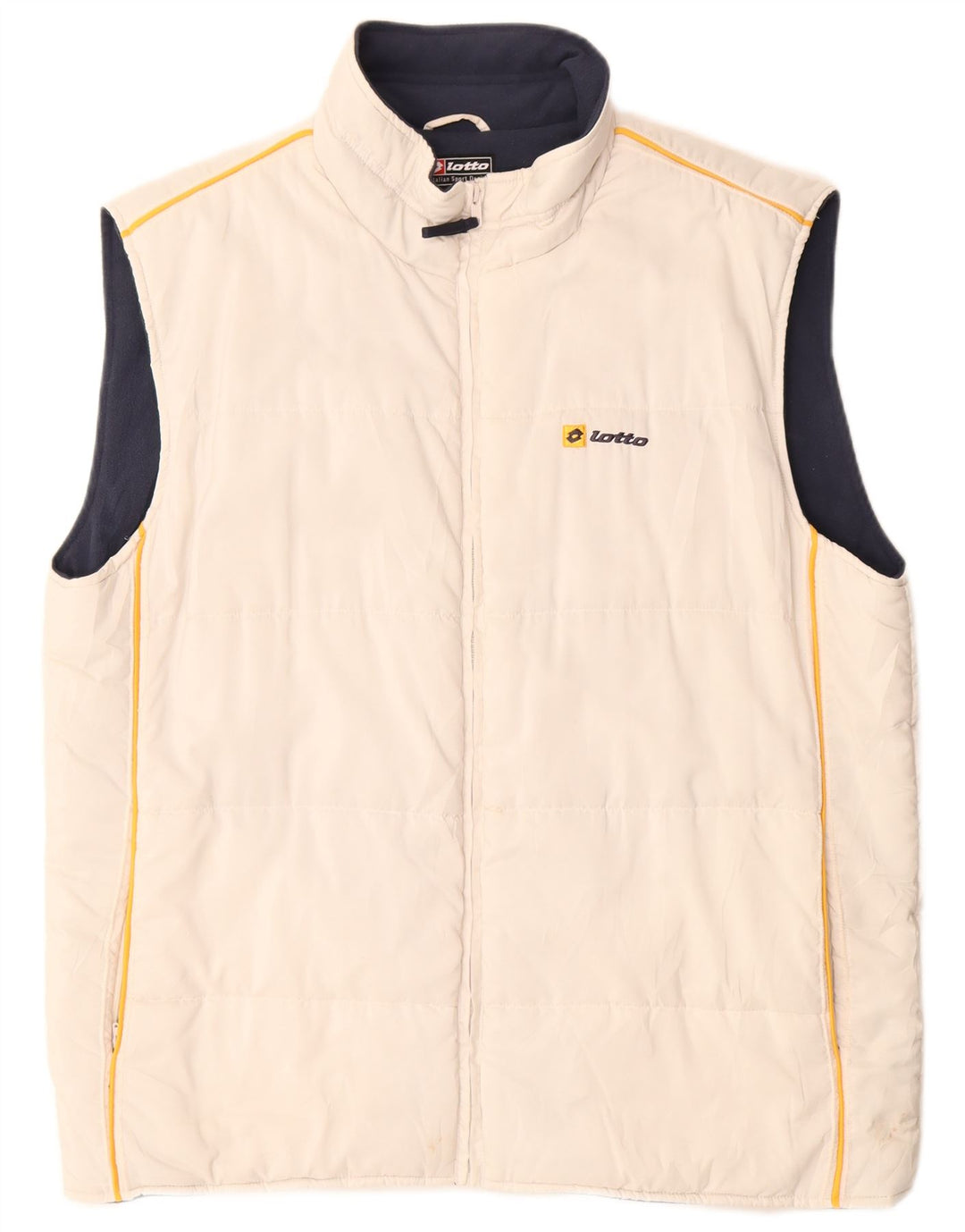 LOTTO Ανδρικό γραφικό Gilet IT 52 XL Λευκός Πολυεστέρας