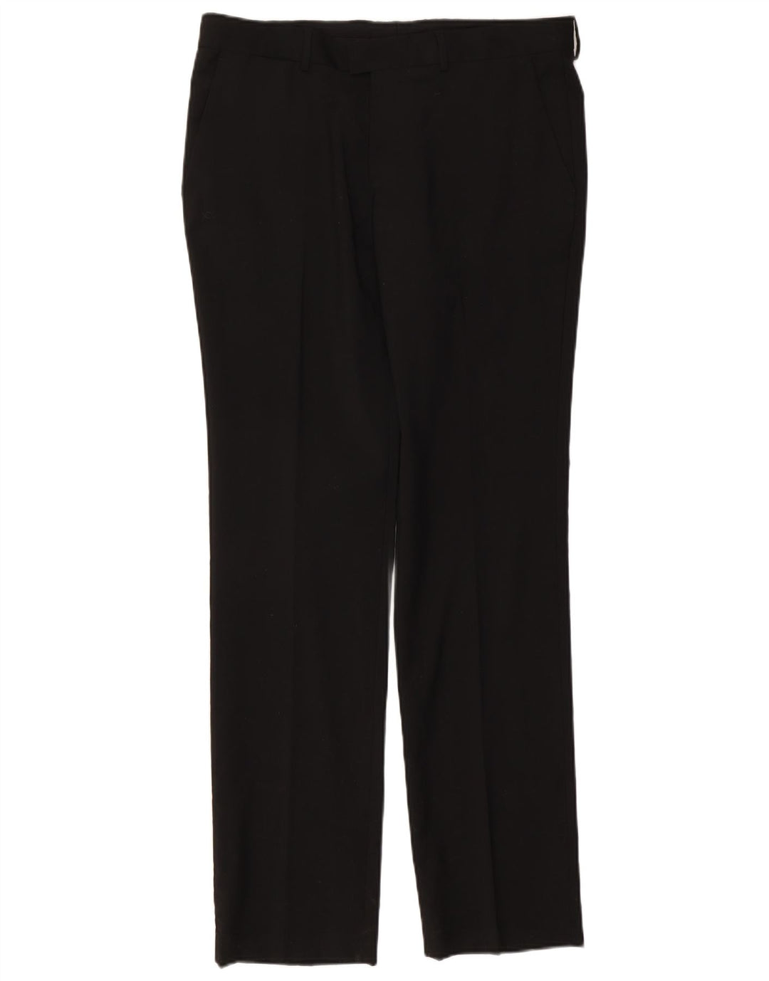 Zara Ανδρικό Slim Suit Παντελόνι EU 44 Large W34 L34 Μαύρο πολυεστέρα