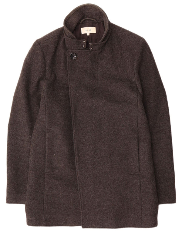 Ανδρικό πανωφόρι Reiss UK 38 Medium Grey Wool