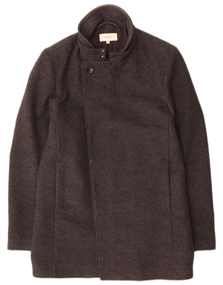 Ανδρικό πανωφόρι Reiss UK 38 Medium Grey Wool