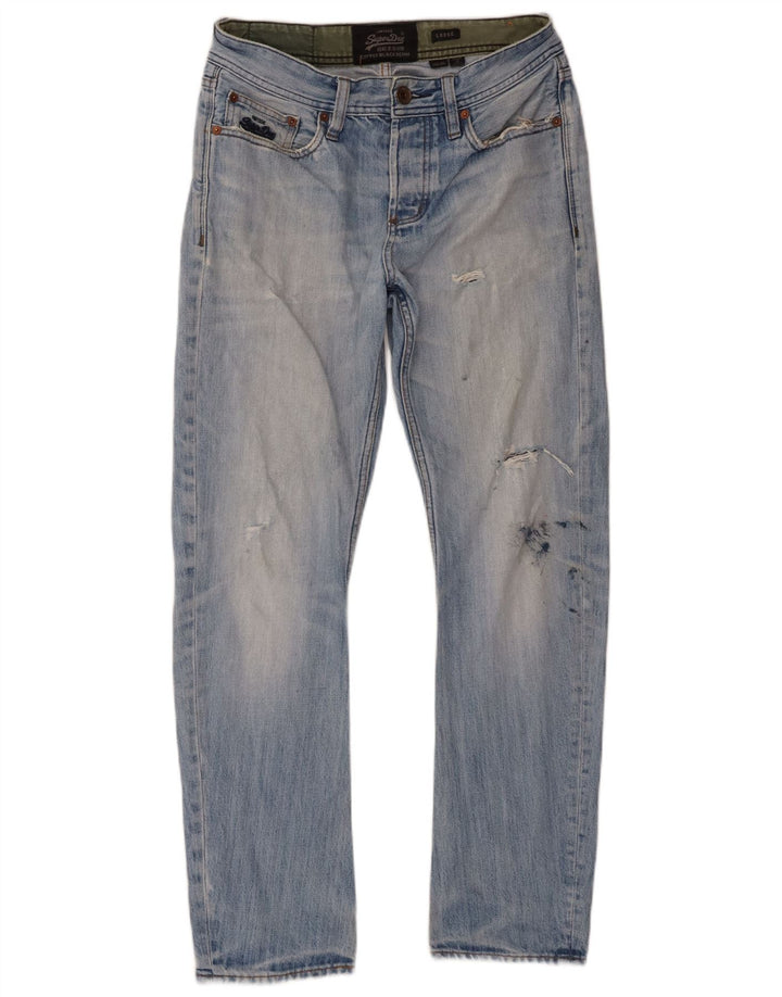 Superdry Ανδρικό Distressed Loose Jeans W30 L30 Blue Cotton