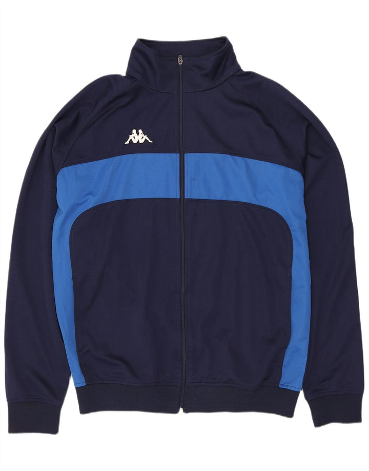 Ανδρική φόρμα Kappa Top Jacket 2XL Navy Blue Colorblock Polyester