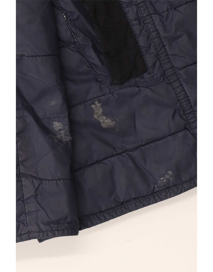 Barbour γυναικείο μπουφάν UK 16 Large Navy Blue Colorblock Πολυαμίδιο