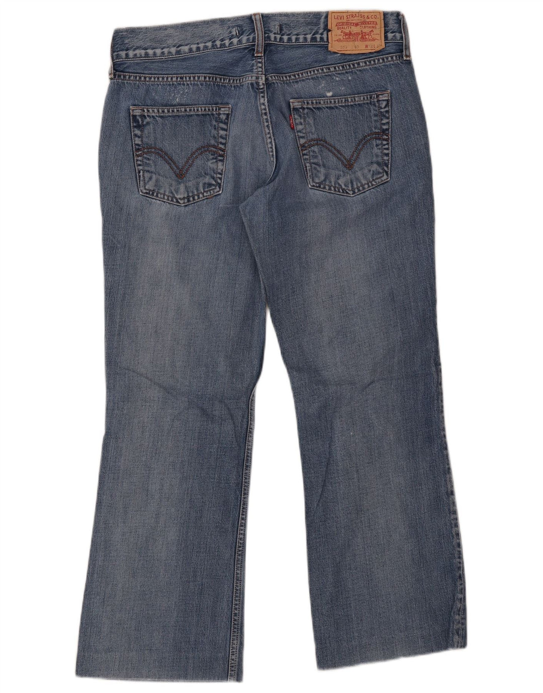 Levi's Womens 557 Bootcut Jeans W32 L27 Blue