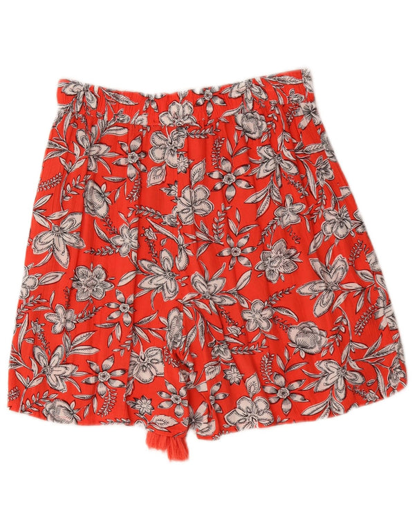 Marks & Spencer Γυναικείο Casual σορτς UK 6 XS W26 Red Floral Viscose