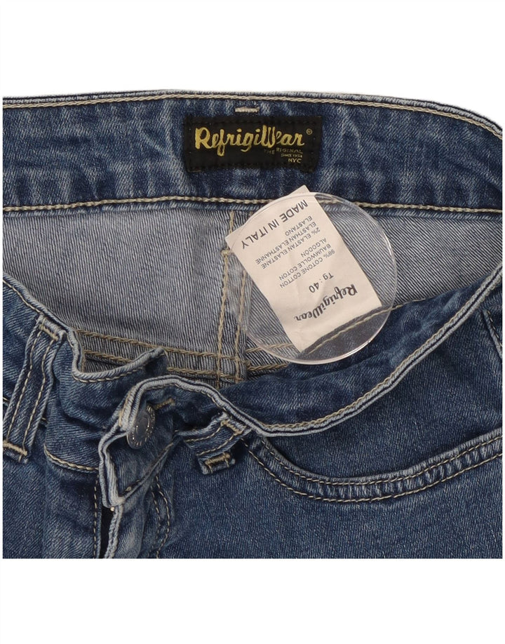 REFRIGIWEAR Γυναικείο Slim Jeans IT 40 Small W26 L30 Blue Cotton