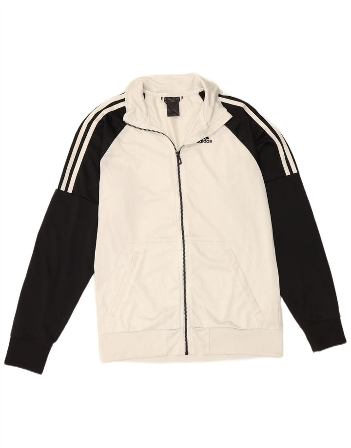 Ανδρική φόρμα ADIDAS Top Jacket UK 40/42 Medium White Colourblock