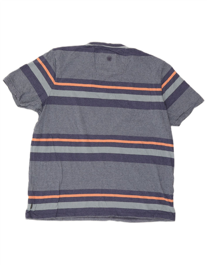 Fat Face Ανδρικό T-Shirt Top 2XL Μπλε ριγέ