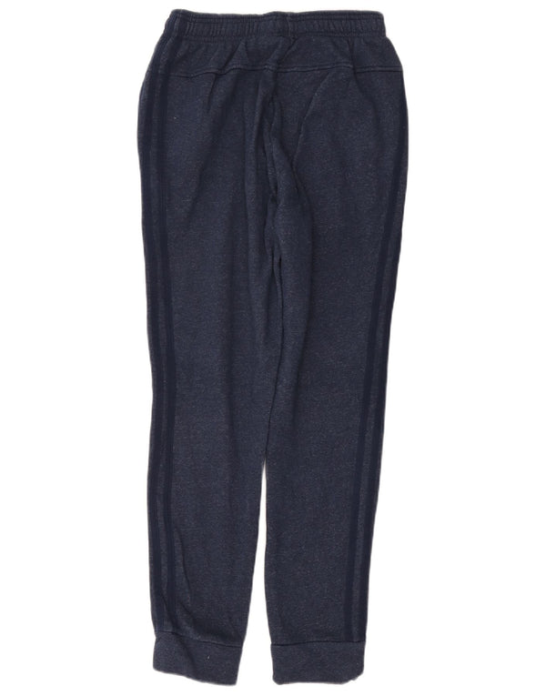 Adidas Mens Tracksuit Trousers Joggers Small Navy Blue Cotton