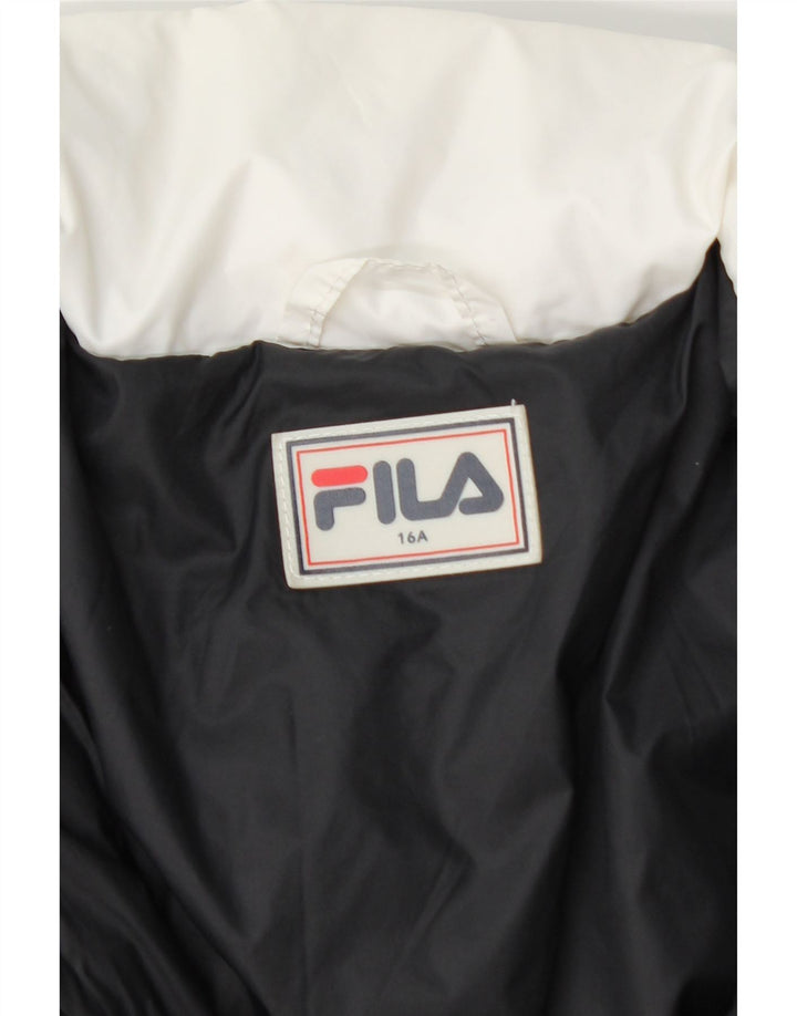 Fila Boys με κουκούλα με επένδυση τζάκετ 15-16 ετών Πολύχρωμο νάιλον χρώματος